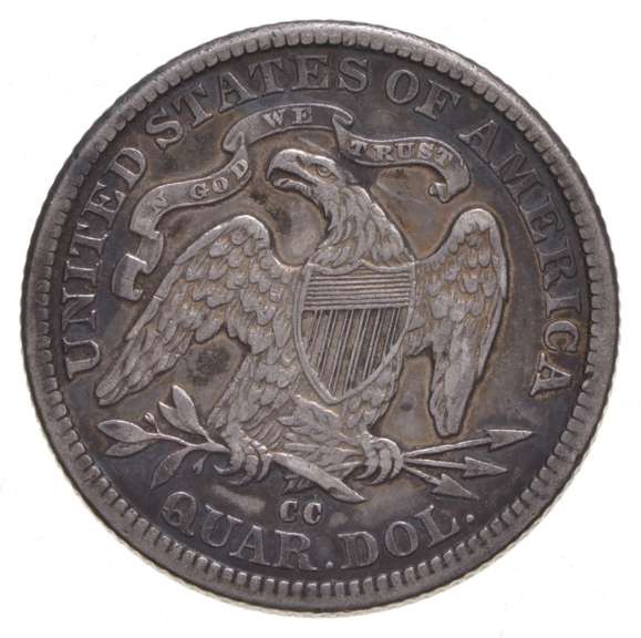 1878-CC Seated Liberty Quarter