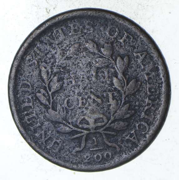 1808 Draped Bust Half Cent - Circulated