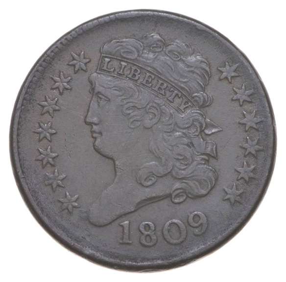 1809 Classic Head Half Cent