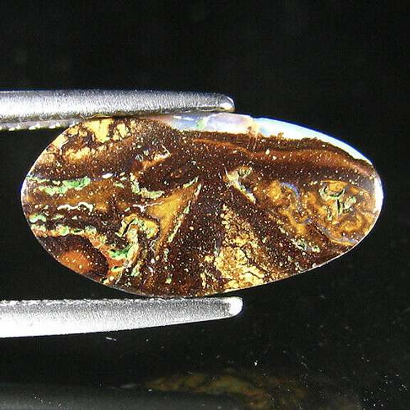 Eye catching 3.58ct untreated Australian Boulder Opal