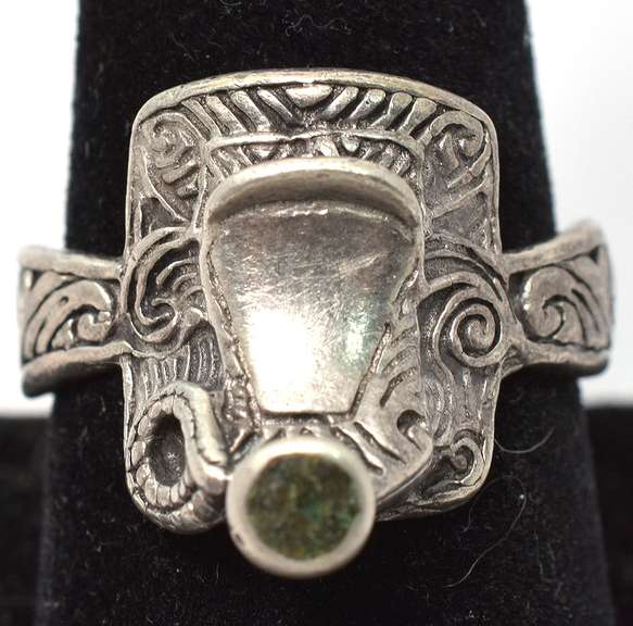 Sterling Silver Horse Saddle Ring
