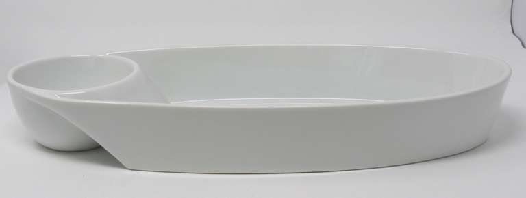 Oval Chip and Dip Serving Dish by BIA Cordon Bleu