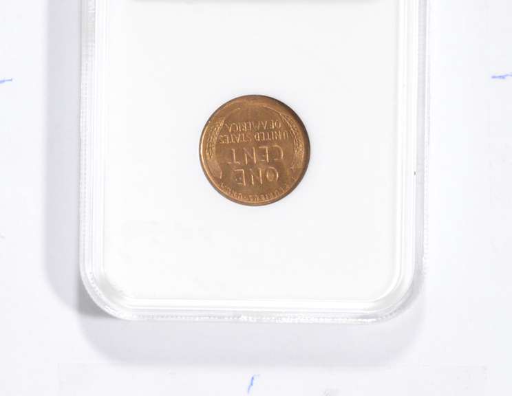 MS65 RB 1910-S Lincoln Wheat Cent - CAC - Graded NGC