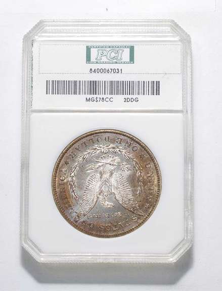 MS63 1878-CC Morgan Silver Dollar - Graded PCI