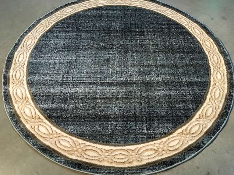 Decorative Modern Round Rug 6x6