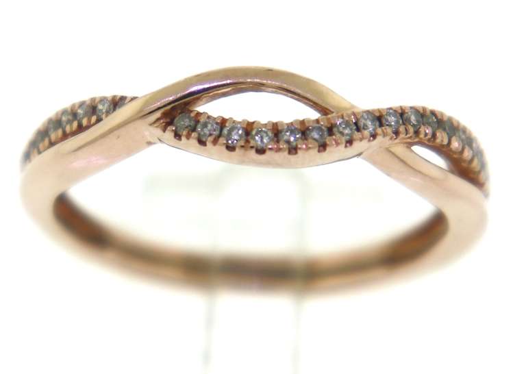 Favorite Rose Gold Ring with Diamonds