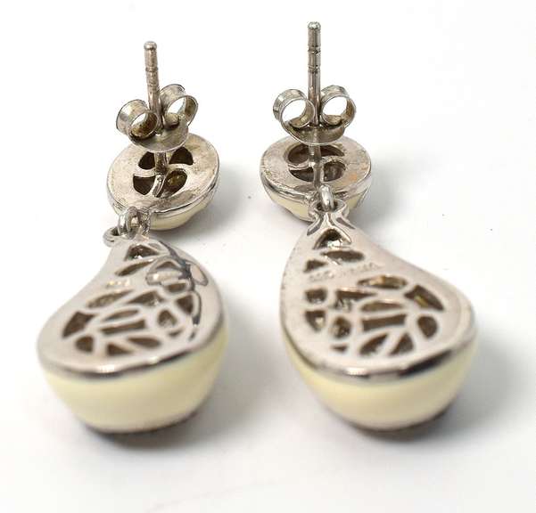 Set Of Sterling Silver Earrings