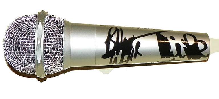 Grateful Dead Facsimile Signed Microphone