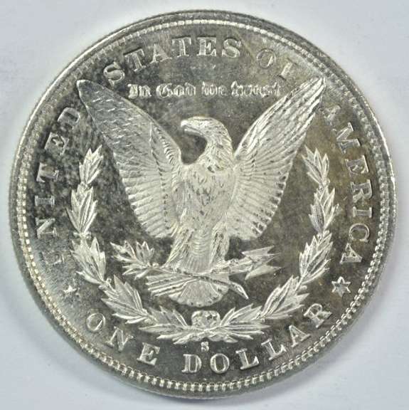 Super DMPL Gem BU 1881-S Morgan Silver Dollar