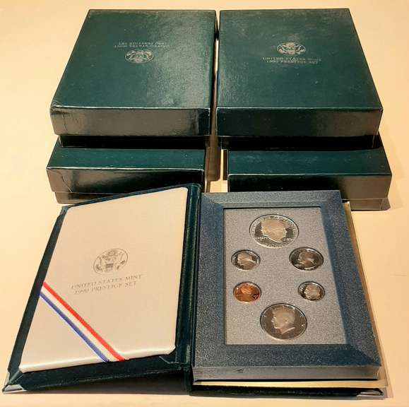 5 1990 US Mint Prestige  Sets