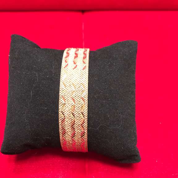 LADIES 14K GOLD MESH BRACELET