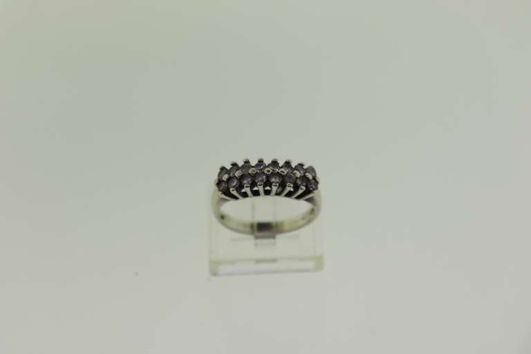 Sterling Silver CZ band Ring