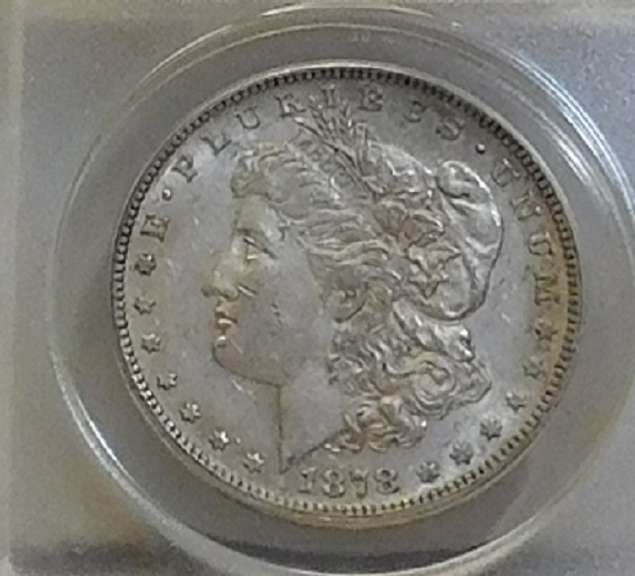 1878-S Morgan Dol, ANACS AU-58