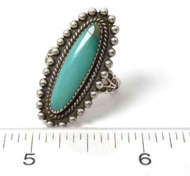 Beautiful Turquoise Ring in Sterling Silver