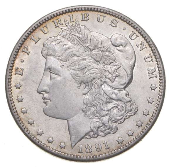 1891-CC Morgan Silver Dollar