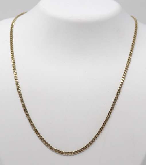 Fabulous 18kt YG Curb Link Chain Necklace