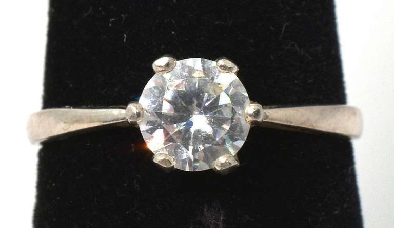 Sterling Silver CZ Cocktail Ring