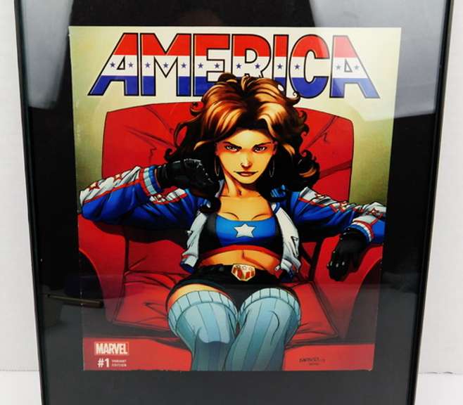 America Marvel Comic #1 Framed Cover Print