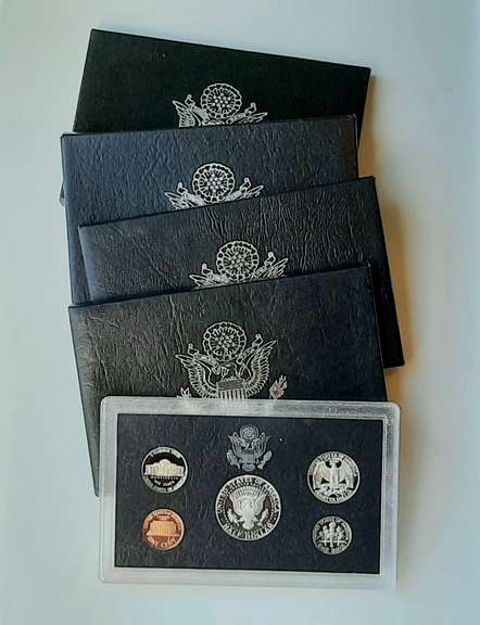 1993 S 1994 S 1996 S 1998 S US Silver Proof Sets