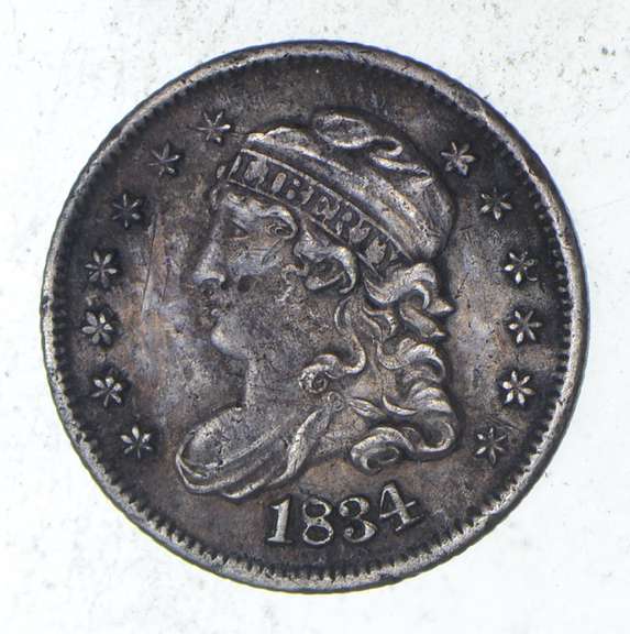 1834 Capped Bust Half Dime - Sharp