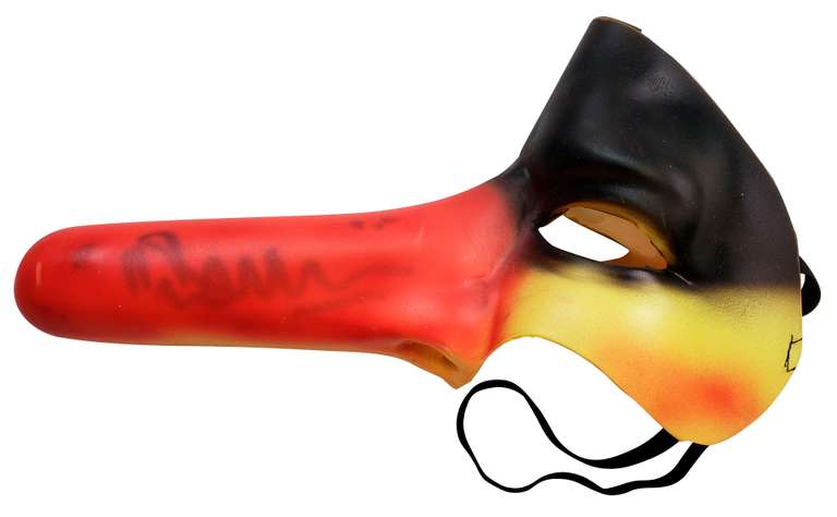 Malcolm McDowell Autographed Clockwork Orange Mask ACOA Witness