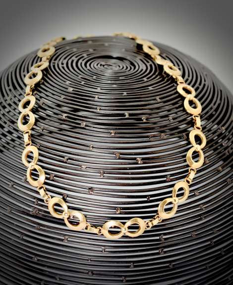 Wonderfully Heavy 14K  Fancy-Link Necklace