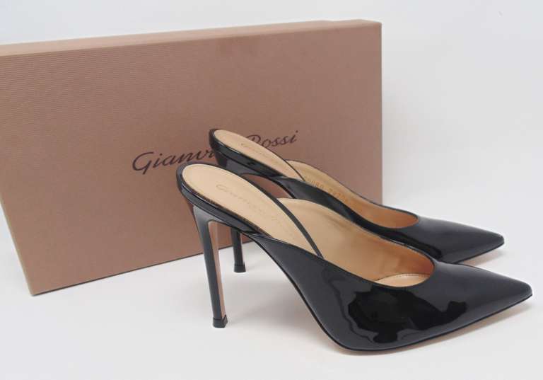 Gianvito Rossi Black Heel Ladies Shoes