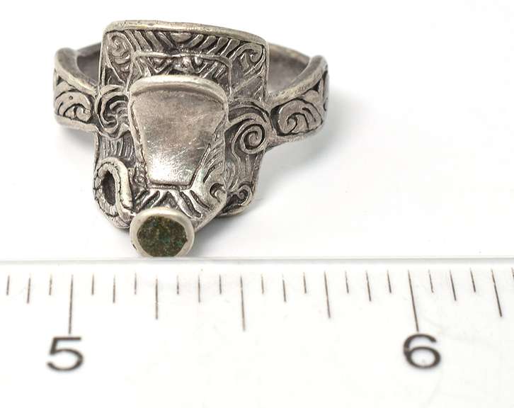 Sterling Silver Horse Saddle Ring
