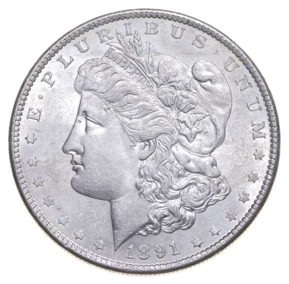 1891-S Morgan Silver Dollar