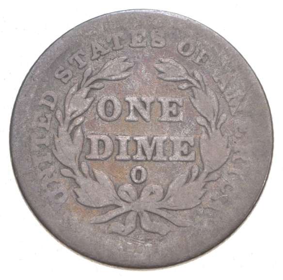 1838-O Seated Liberty Dime