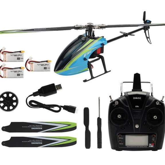 6CH Dual Brushless System Flybarless RC Helicopter RTF
