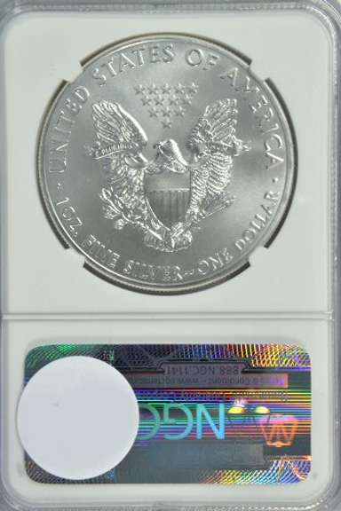 Perfect 2012 $1 American Silver Eagle coin. NGC MS70