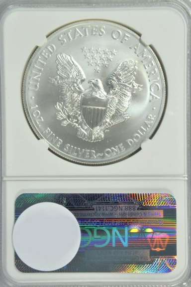 Special 2014(S) San Fran Mint $1 Silver Eagle. NGC MS70