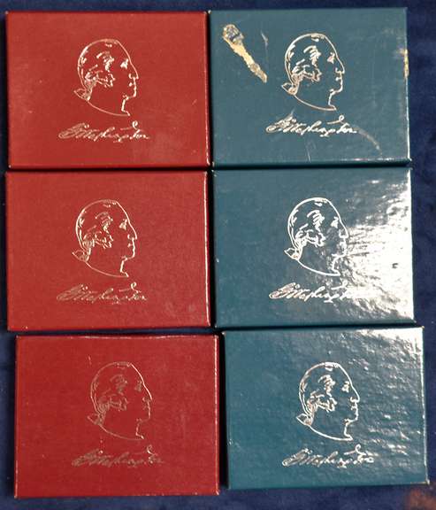 Lot of 6 Washington Half Dollars