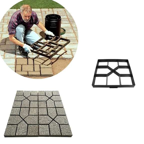 Garden DIY Path Maker Model Concrete Stepping Stone