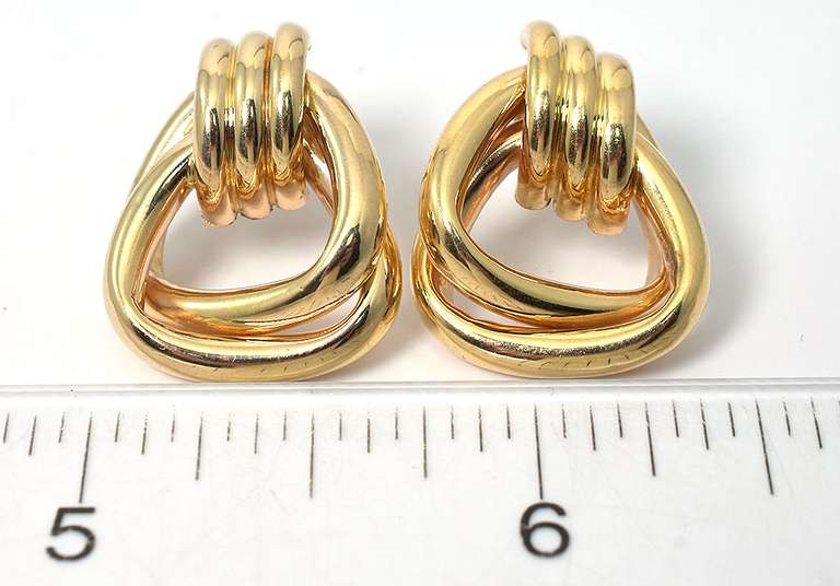Classy & Showy 14KT Yellow Gold Earrings