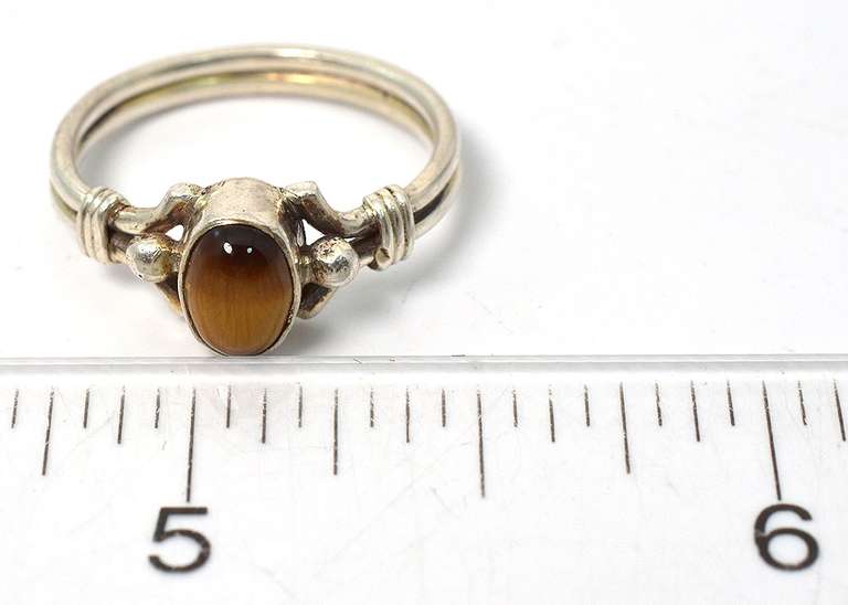 Lovely Agate Ring in Sterling Silver