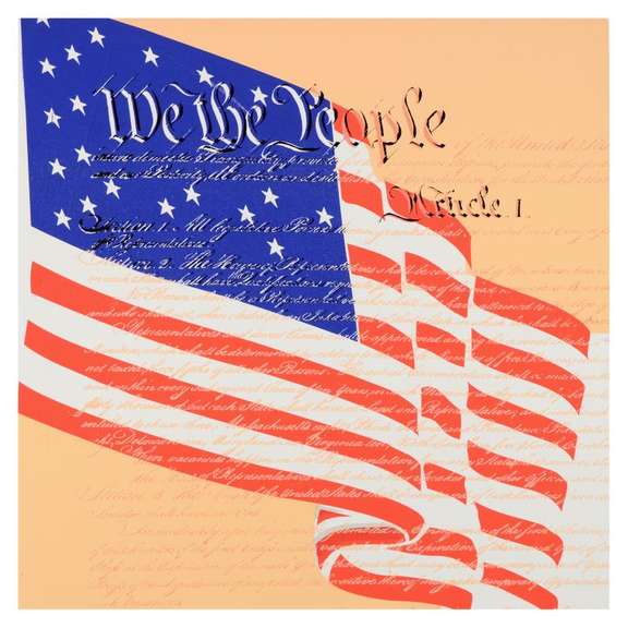 We the People by Steve Kaufman (1960-2010)