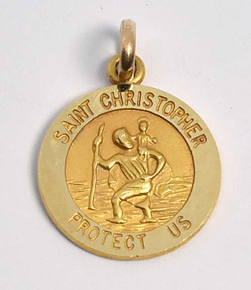 Popular 14k St. Christopher's Medal