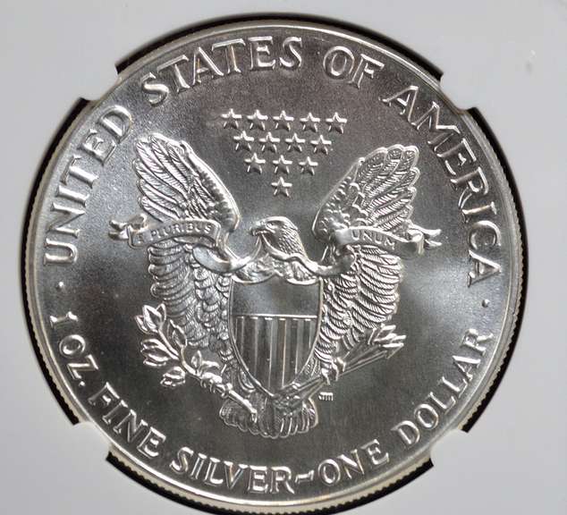 1986 Silver Eagle First Year of Issue NGC MS69