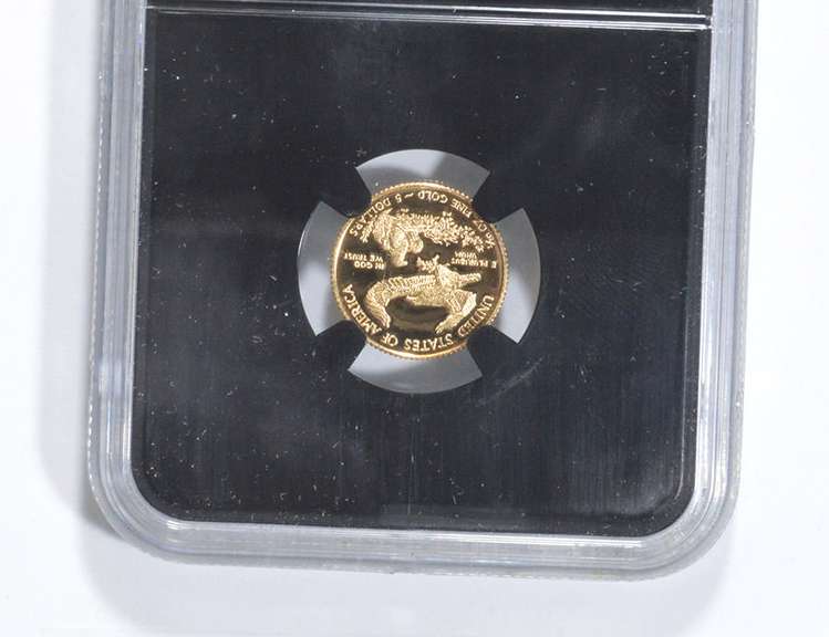 PF70 UCAM 2014-W $5 American Gold Eagle - 1/10 Oz Fine Gold - NGC