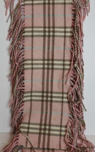 Burberry Pink Cashmere Scarf