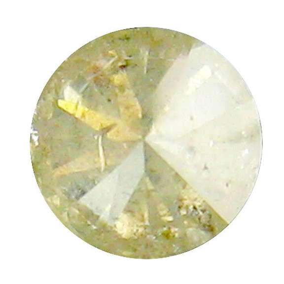 Fancy yellow .28ct unheated Diamond solitaire
