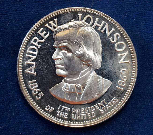 Sterling Silver Andrew Johnson Medal