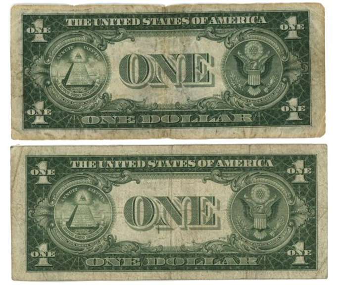 2 1935-A $1 North Africa Silver Certificates Nice Circs