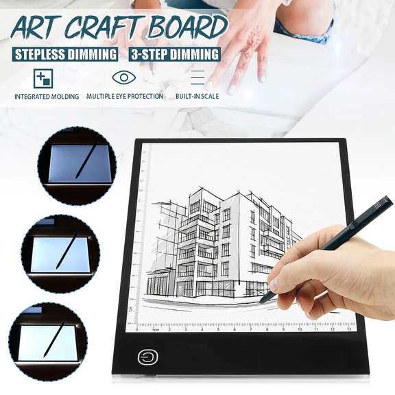 A5 Size Dimming Touch LED Illuminated Tracing Light Box