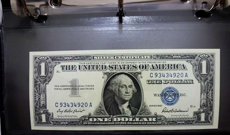 (20) Gem Crisp 1957 $1 Silver Certificates-Consecutive Serial Numbers!