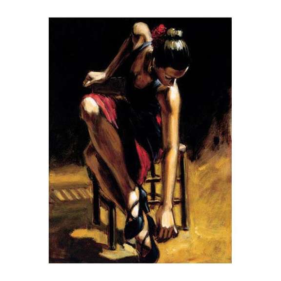 Dancer In Red Skirt by Perez, Fabian