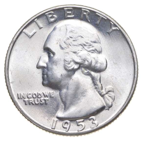 1953 Washington Quarter