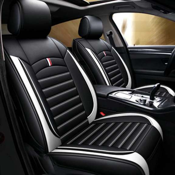 Universal Car Front Seat Mat Covers PU Leather